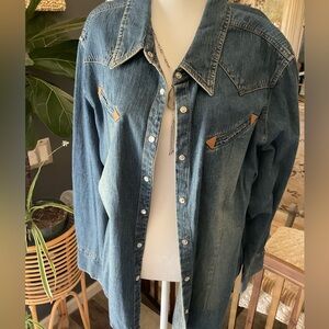 Dead Stock Denim Western Shirt